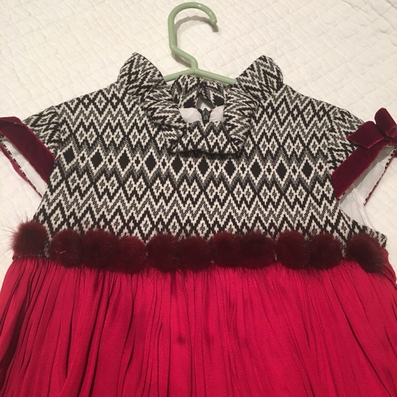 Designer girls evening Dress - Picture 3 of 5